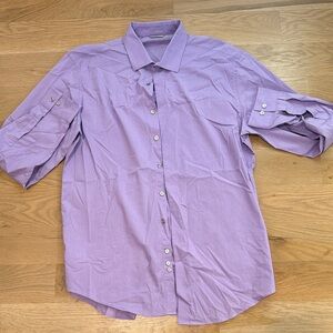 Kenneth Cole Lavender Button Down Shirt